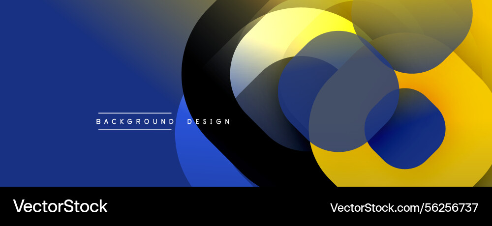 Abstract design features overlapping circles Abstract design features overlapping circles Vector Image