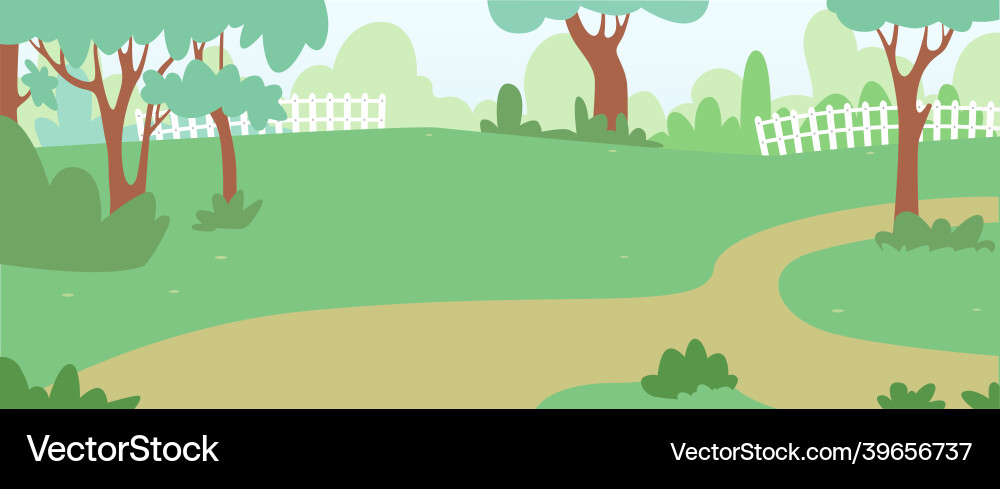 City park summer scenery landscape urban garden City park summer scenery landscape urban garden vector image