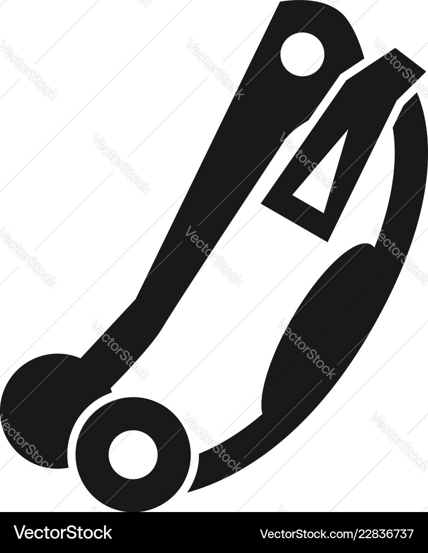 Climb mountain tool icon simple style Vector Image