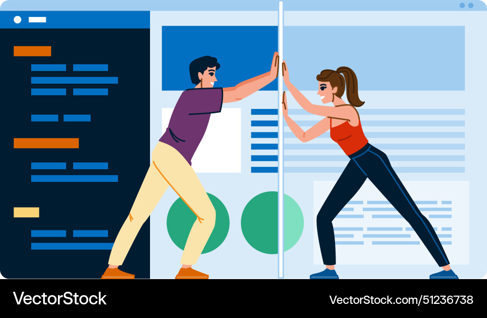 Software contrast ratio website Software contrast ratio website vector image