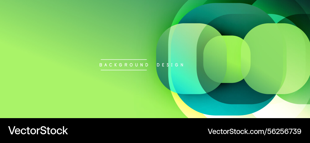 Abstract green gradient background overlapping Abstract green gradient background overlapping vector image