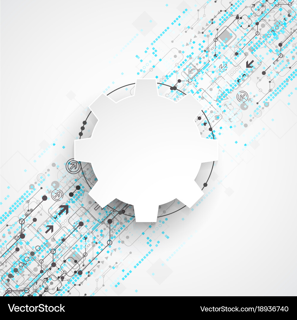 Abstract technological background structure Vector Image