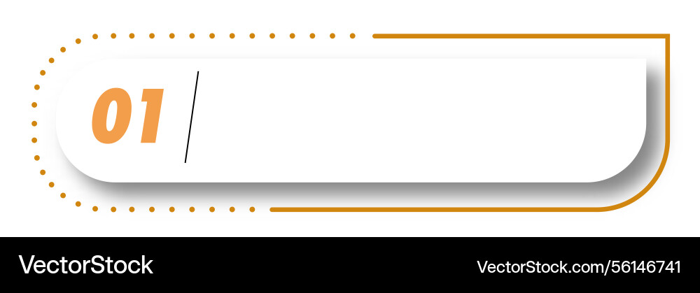 Bullet point number 1 list marker Bullet point number 1 list marker vector image