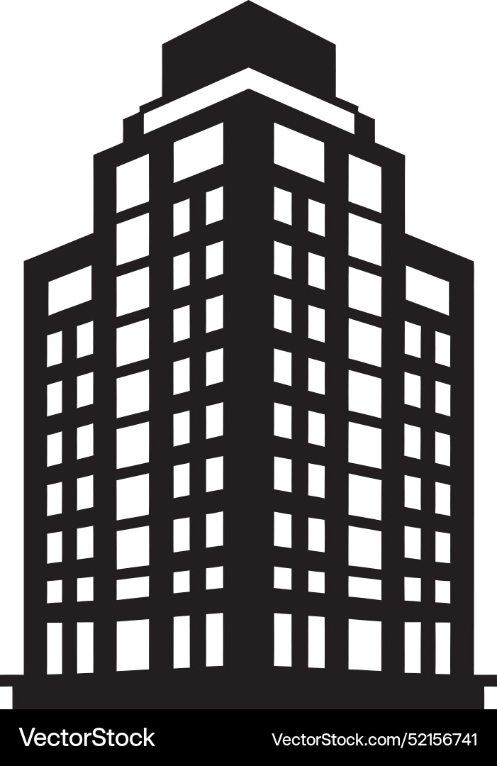 Modern Building Security Systems vector image