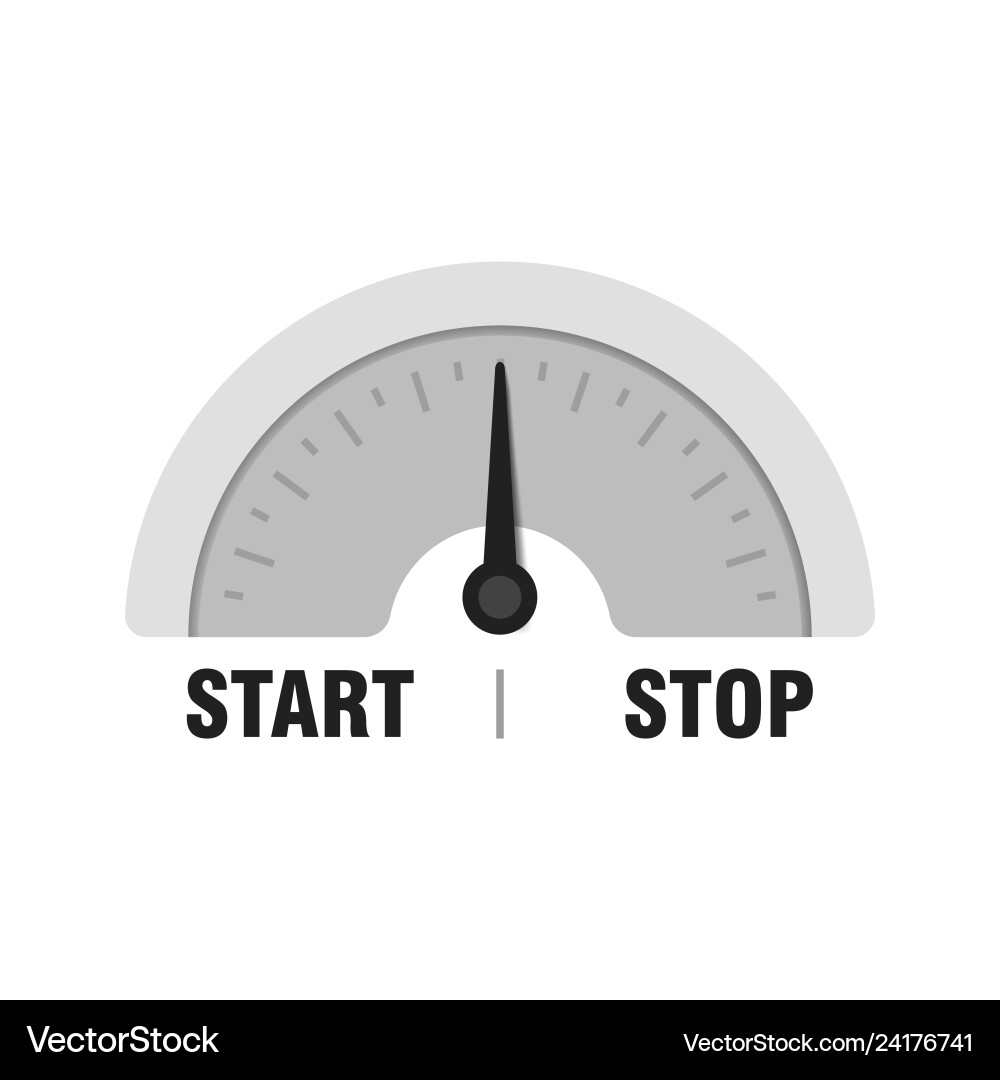 Start Stop Messgerät Messgerät Start Stop Messgerät Messgerät vektorbild