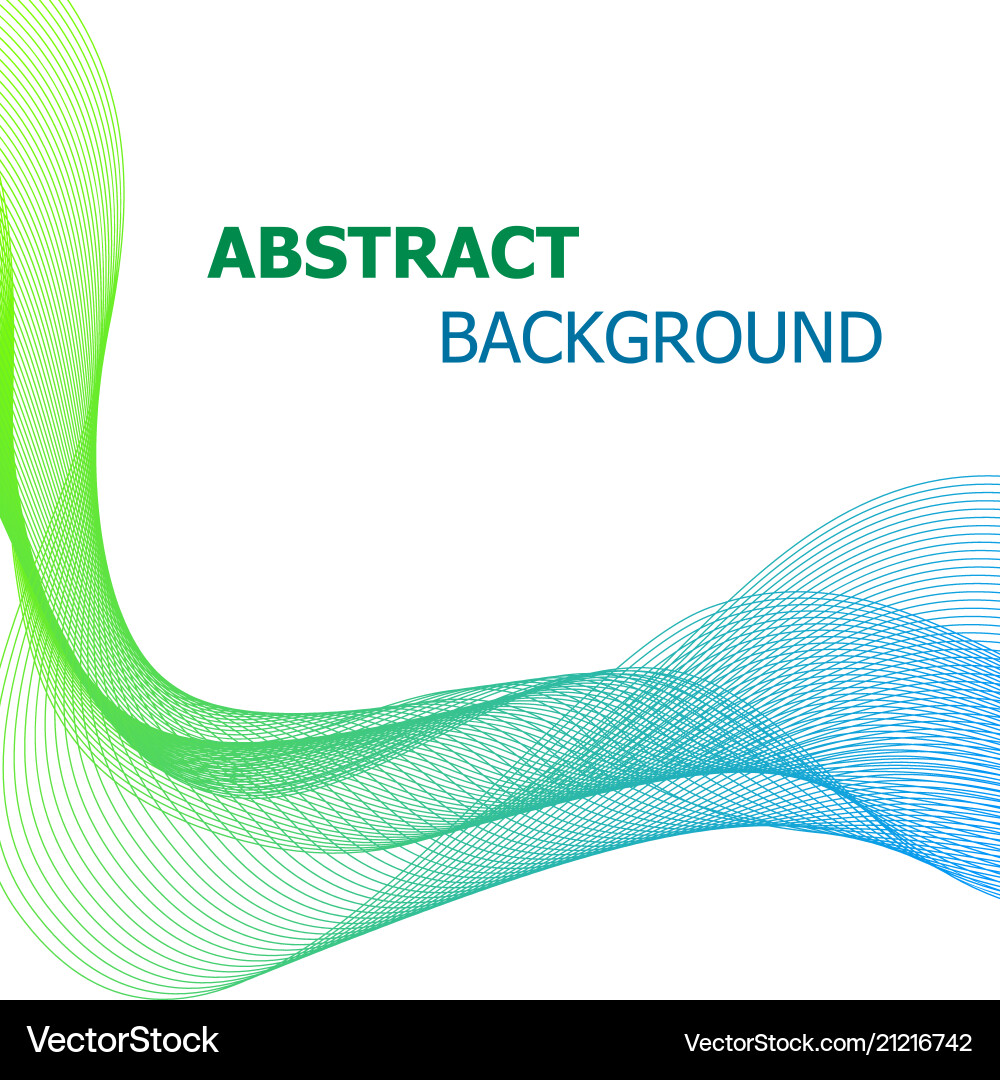 Dynamic Line Wave Background Vector Image