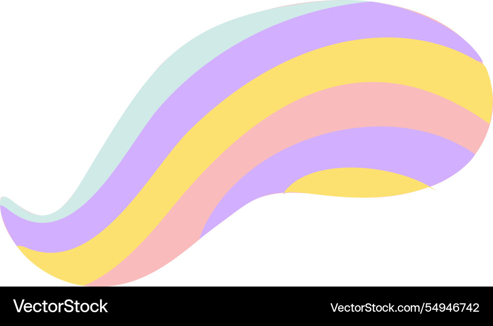 Pastel colored abstract wave creating a dynamic Pastel colored abstract wave creating a dynamic vector image