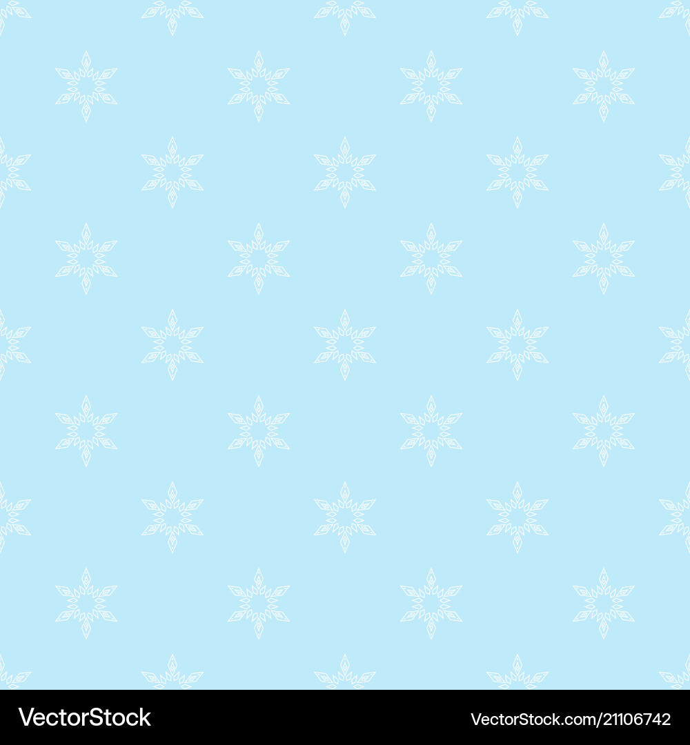 Seamless pattern with snowflakes Seamless pattern with snowflakes vector image