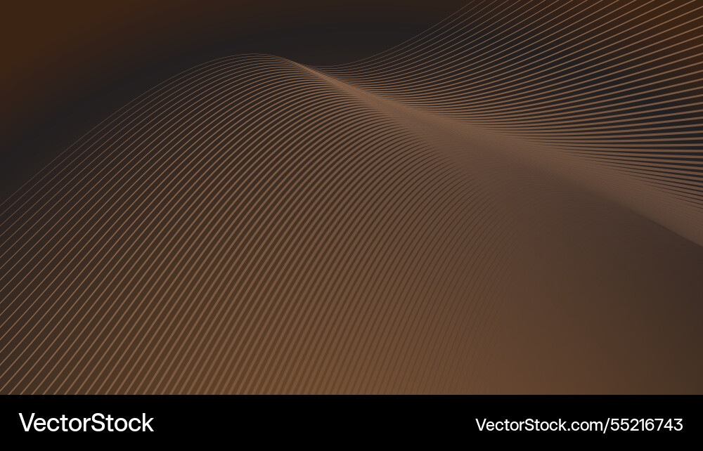 Brown gradient with stripes curve line abstract Brown gradient with stripes curve line abstract Vector Image