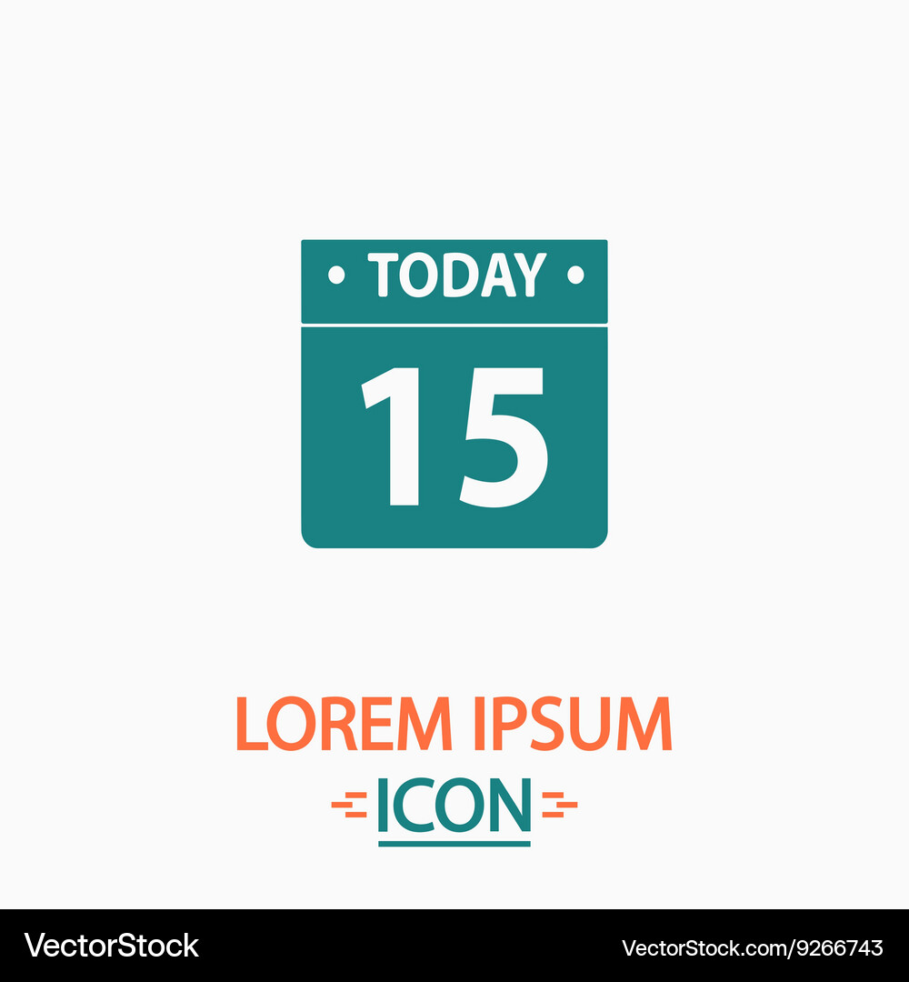 Calendar computer symbol Vector Image