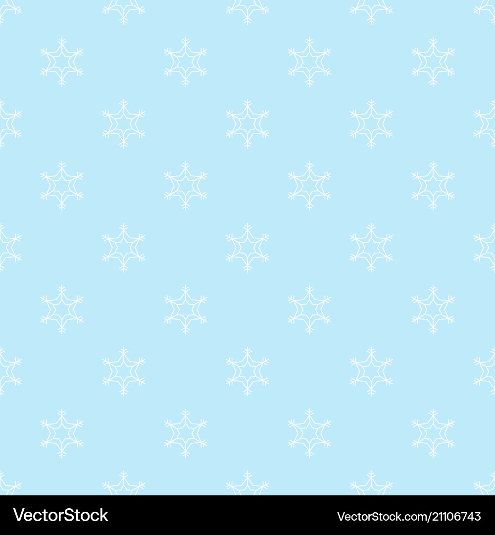 Seamless pattern with snowflakes Seamless pattern with snowflakes vector image