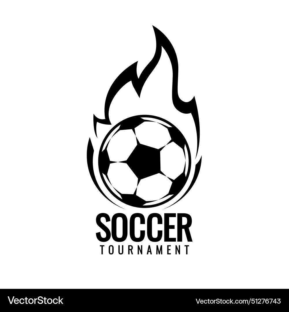 Soccer ball football tournament set icons symbol Soccer ball football tournament set icons symbol Vector Image