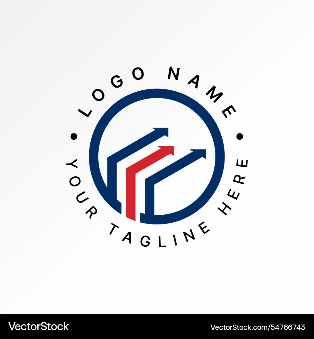 Three lines arrow 3d initial e font circle connect Three lines arrow 3d initial e font circle connect vector image