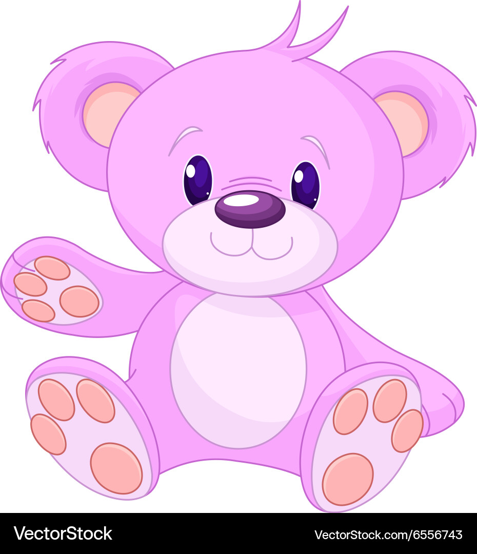 Toy bear Royalty Free Vector Image - VectorStock
