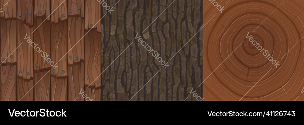 Wooden textures for game wood roof overlap tiles Wooden textures for game wood roof overlap tiles vector image