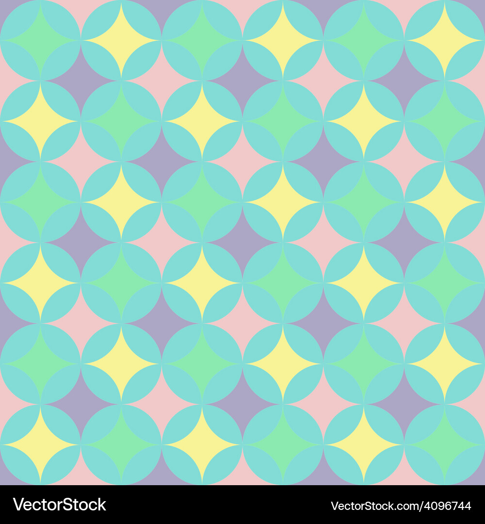 Abstract retro geometric pattern Vector Image