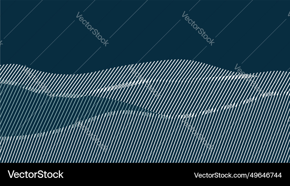 Japanese background with line wave pattern Japanese background with line wave pattern Vector Image