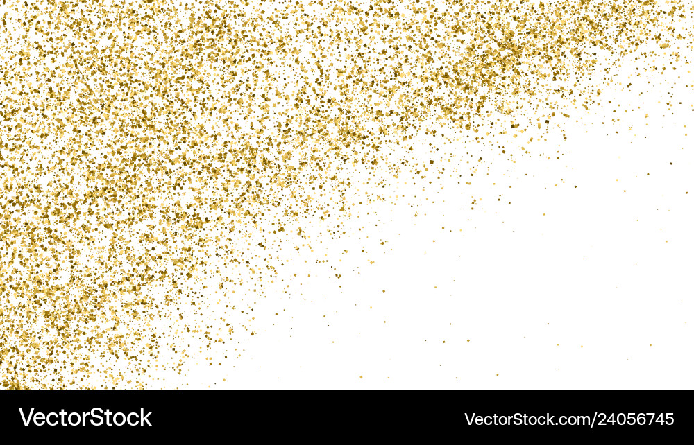 Gold glitter texture Vector Image