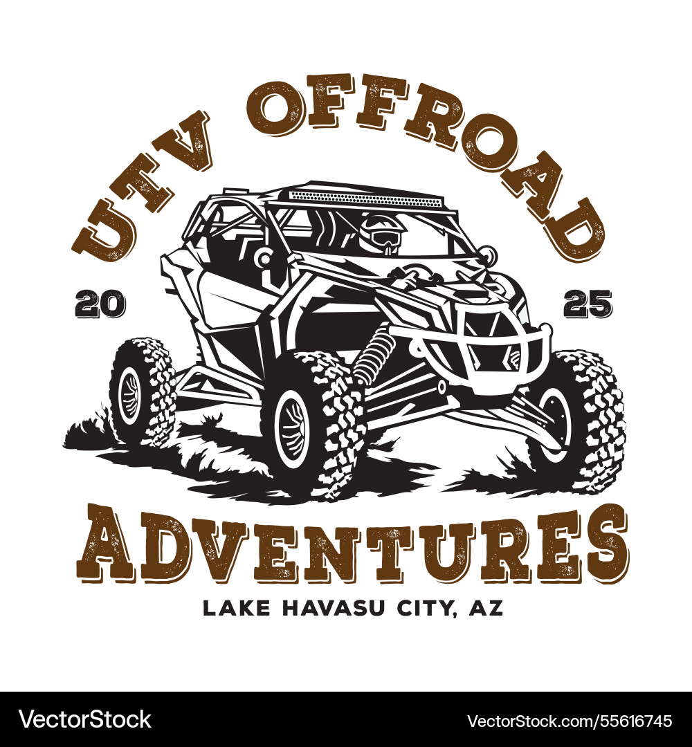 Off Road Buggy Race Adventure Vector Image