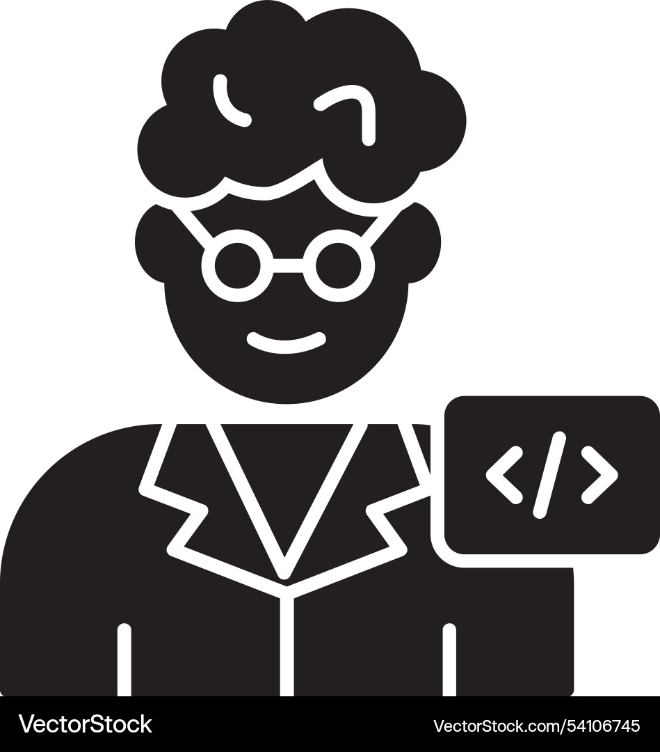 Programmer vector image