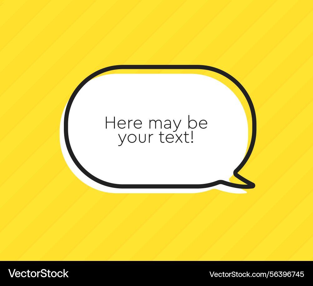 Speech bubble space for quote text frame message Speech bubble space for quote text frame message vector image