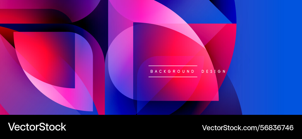 Abstract geometric shapes overlap creating Abstract geometric shapes overlap creating vector image