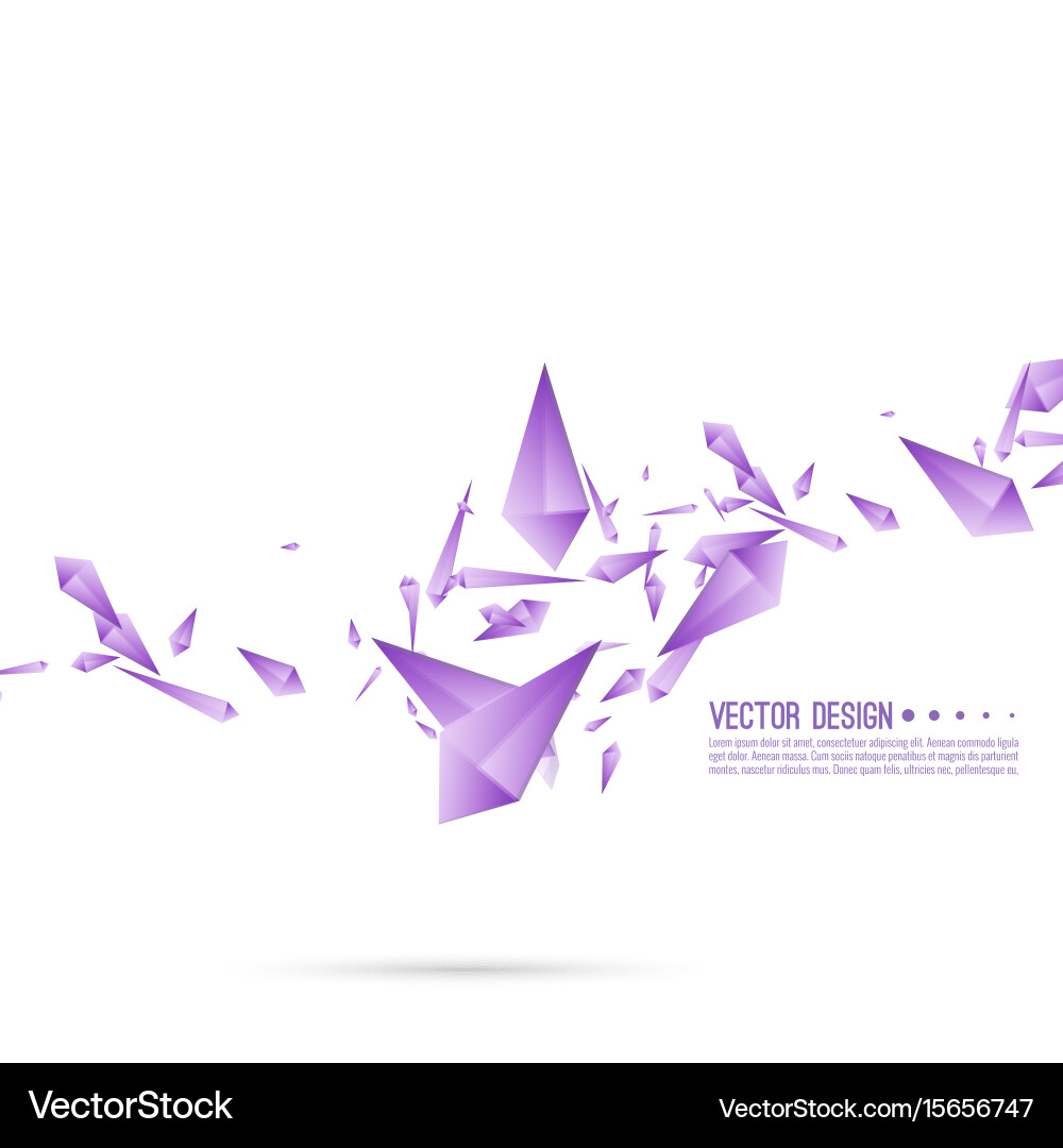 Dynamic Fragment Explosion vector image