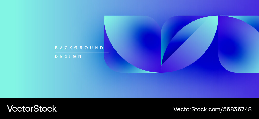 Abstract blue gradient background overlapping Abstract blue gradient background overlapping vector image