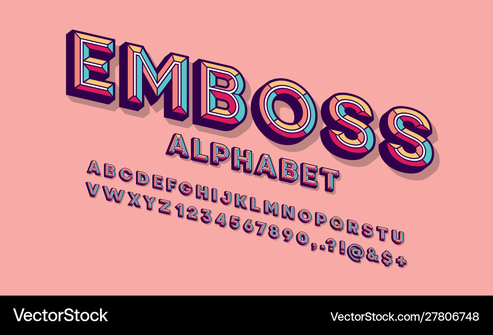Chisel font Chisel font vector image