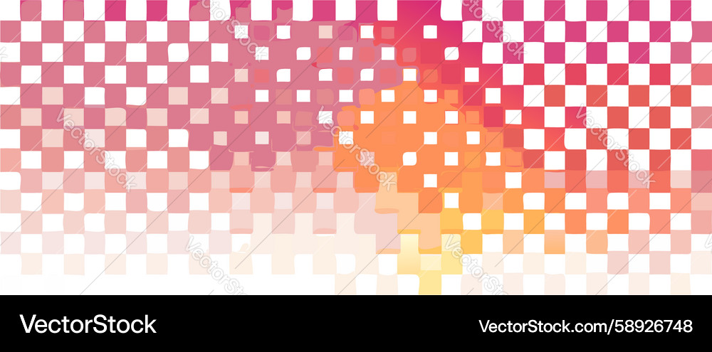 Halftone Gradient Square Pattern Vector Image