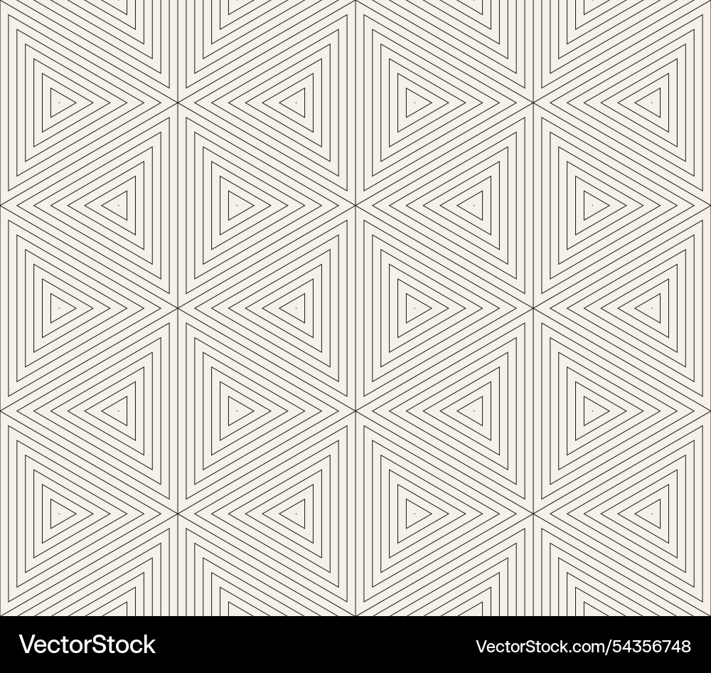 Seamless pattern repeating geometric elements vector image
