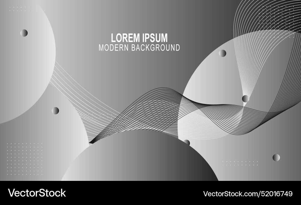 Gradient geometric with circle and wave lines Gradient geometric with circle and wave lines vector image