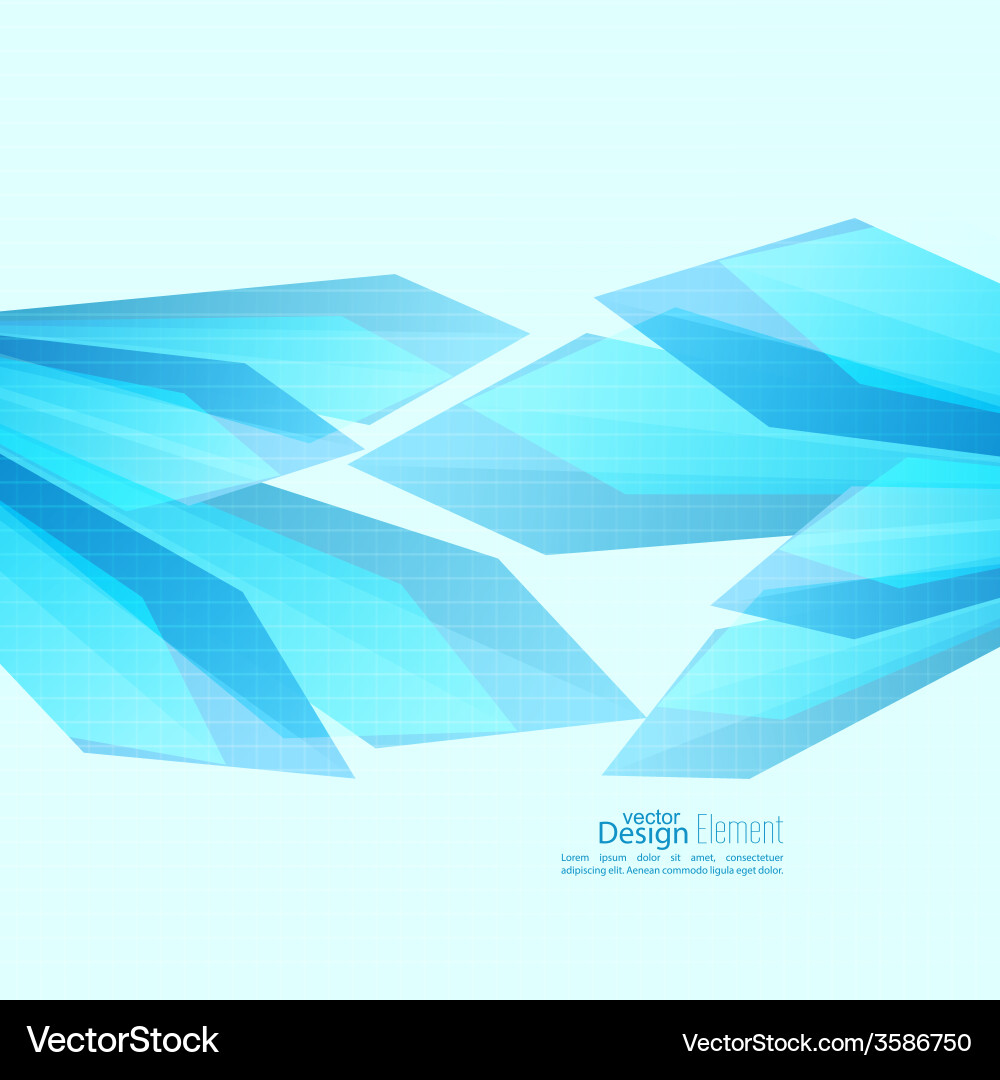 Abstract background with triangles Vector Image