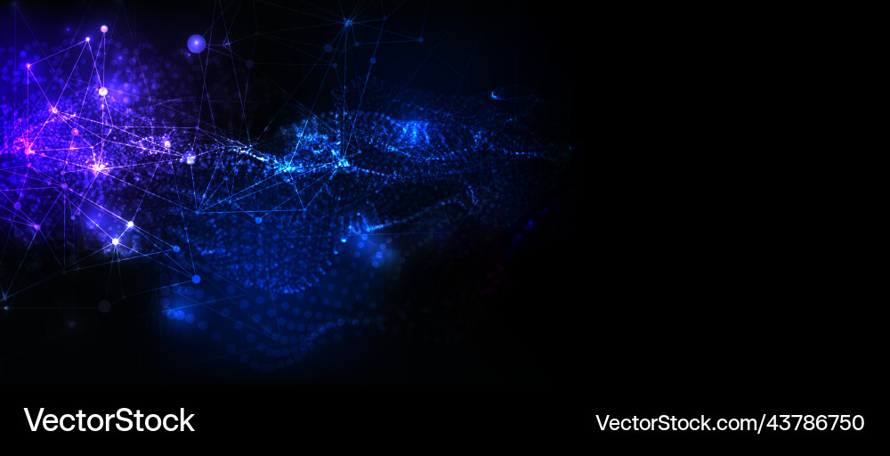 Abstract plexus background glowing particles Abstract plexus background glowing particles vector image