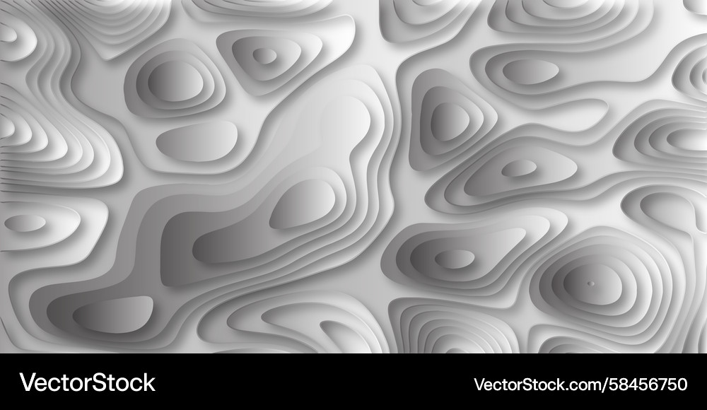 Topographic Gradient Pattern Vector Image