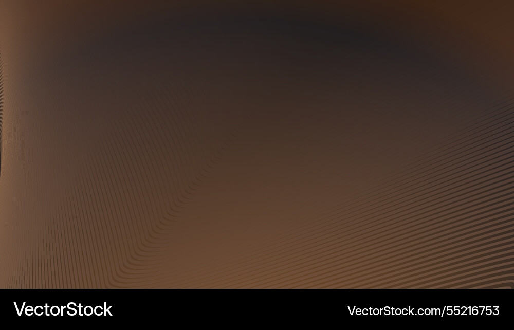 Brown gradient with stripes curve line abstract Vector Image