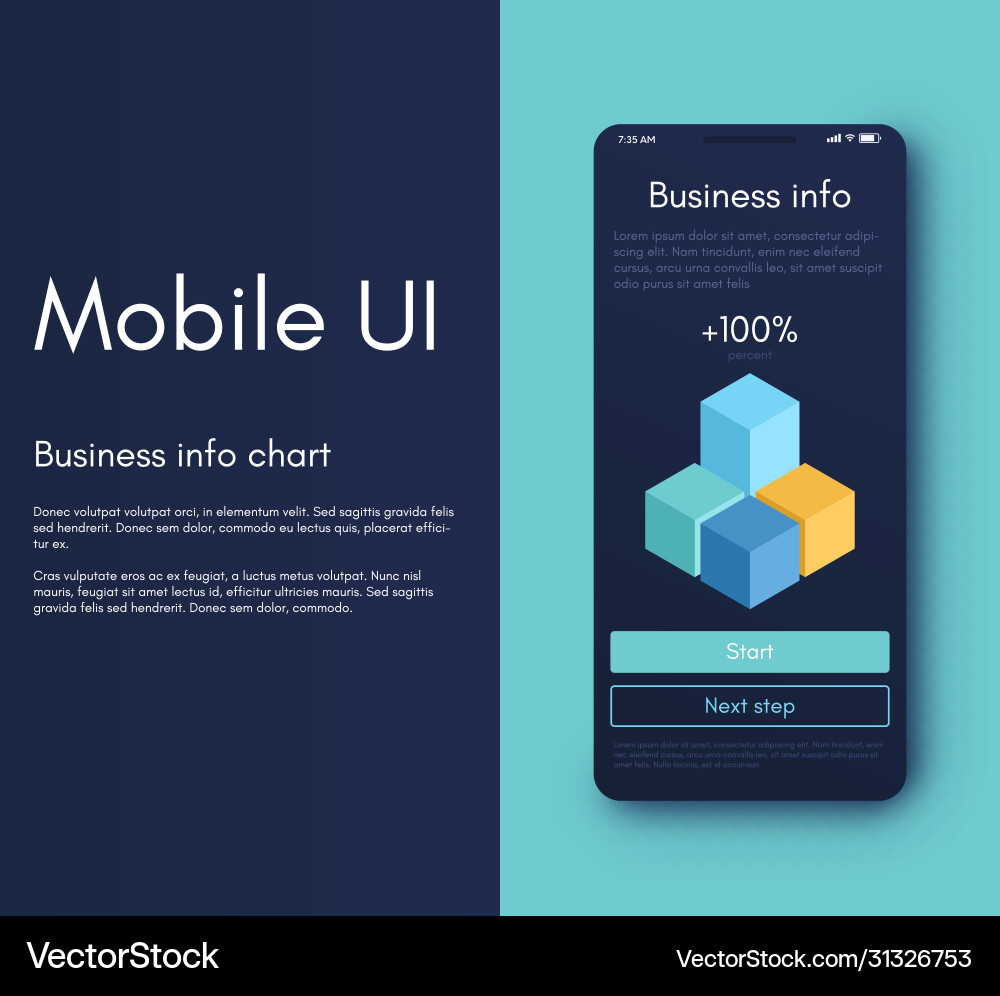Mobile Anwendungsschnittstelle ui design Mobile Anwendungsschnittstelle ui design vektorbild