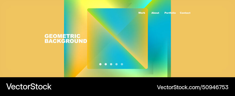 Triangle minimal web site page background design Vector Image