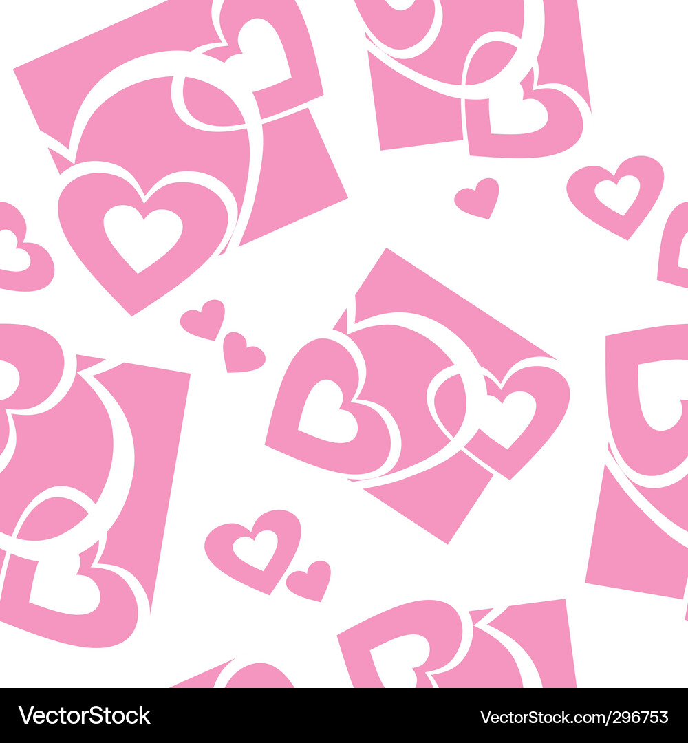 Valentines seamless pattern Vector Image