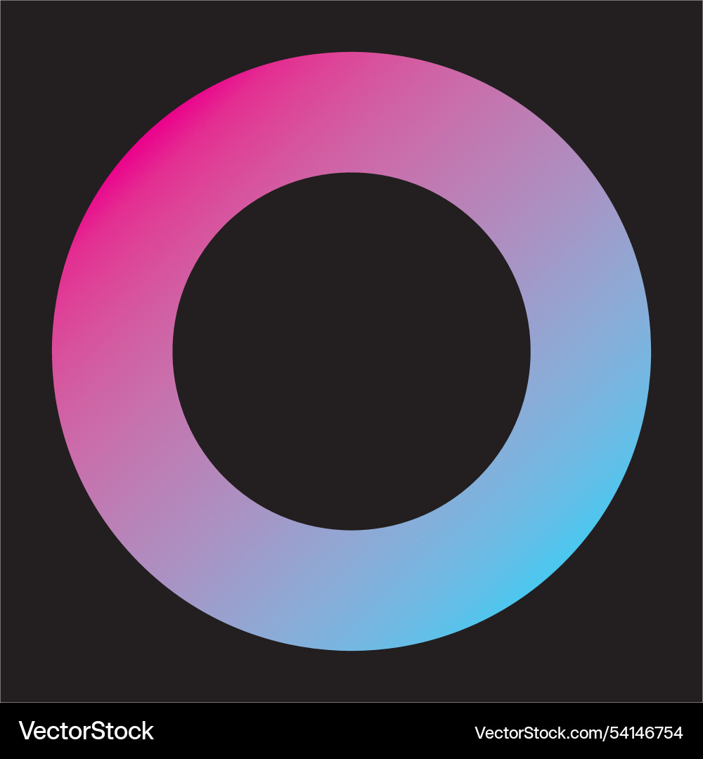 Abstract design with circles gradients Vector Image