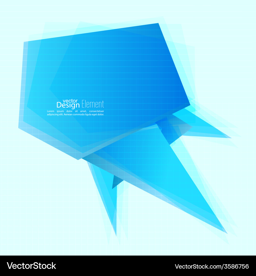 Abstract background with triangles Vector Image