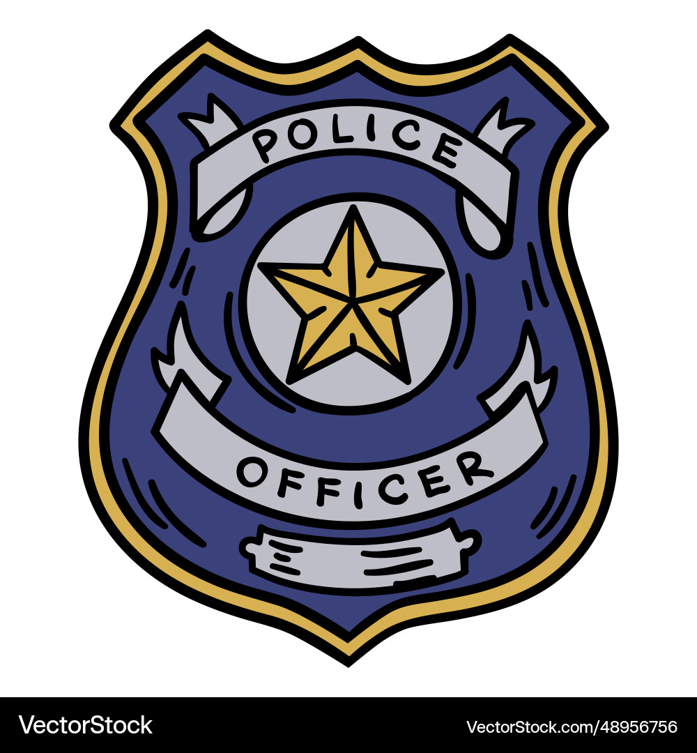 Police Badge Drawings
