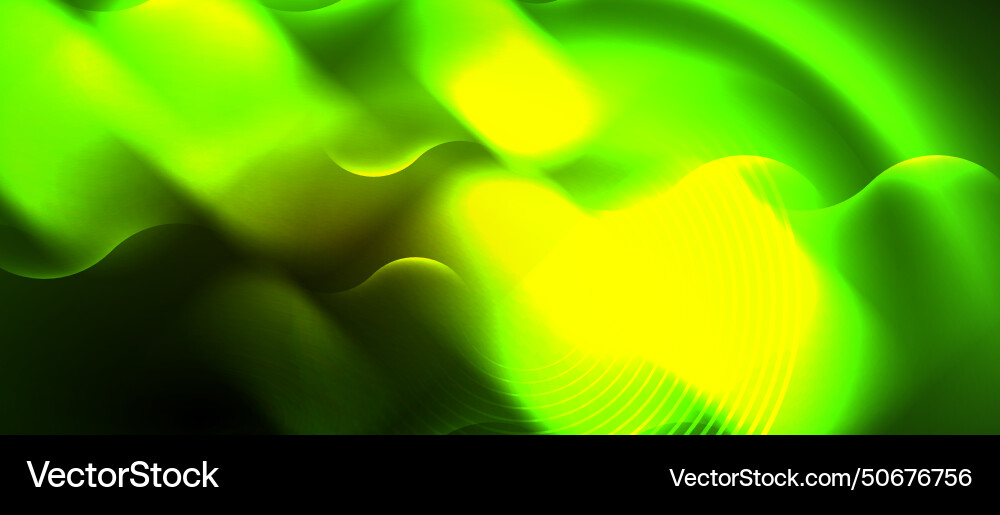 Techno concept with neon circles geometric design Vector Image