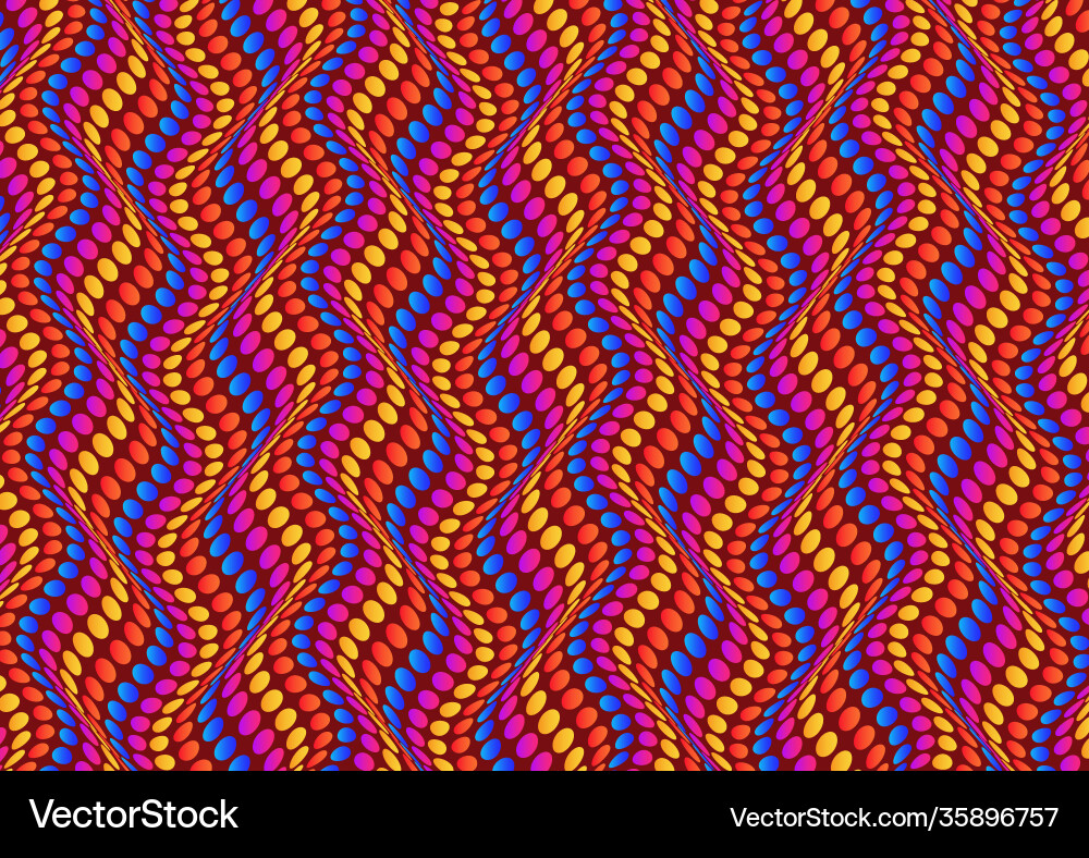 Colorful Gradient Circle Pattern vector image
