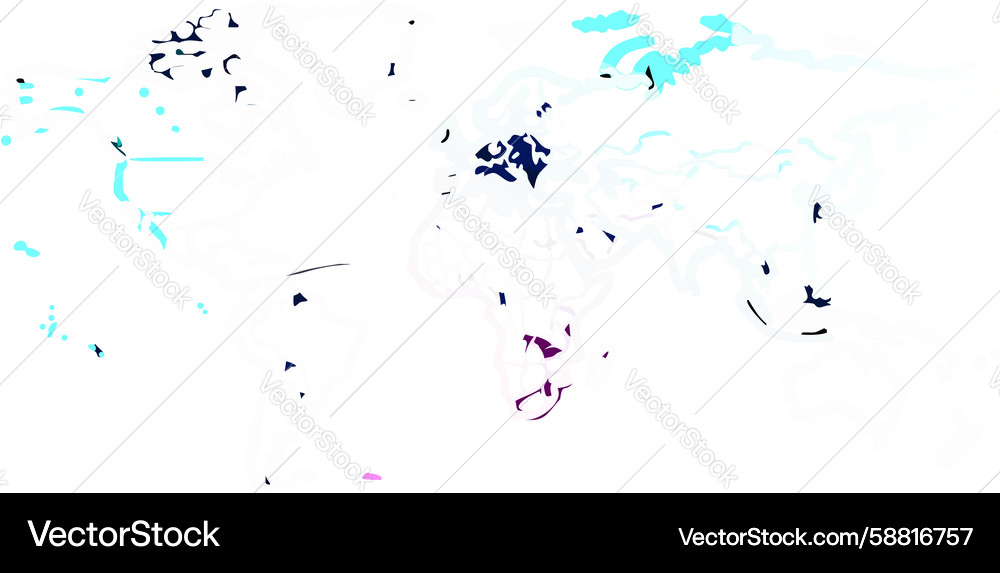Minimalist abstract world map with subtle details Vector Image