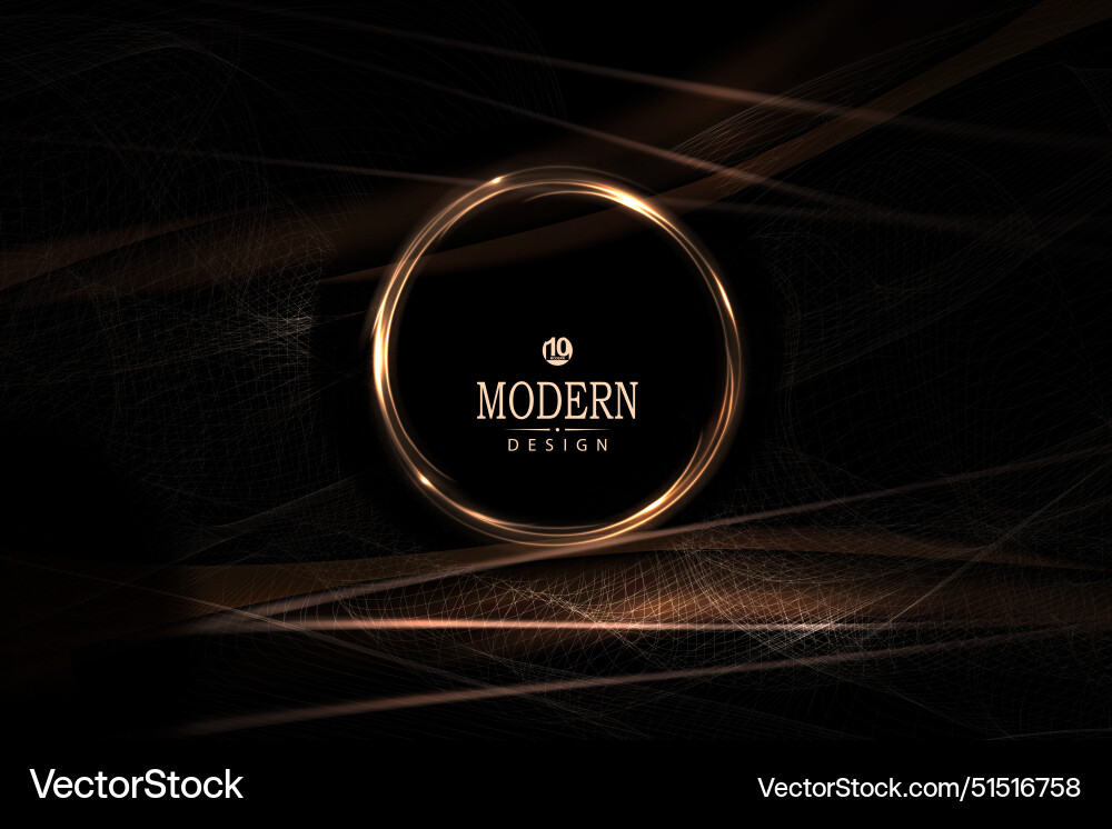 Composition with a wavy mesh pattern and round Composition with a wavy mesh pattern and round vector image