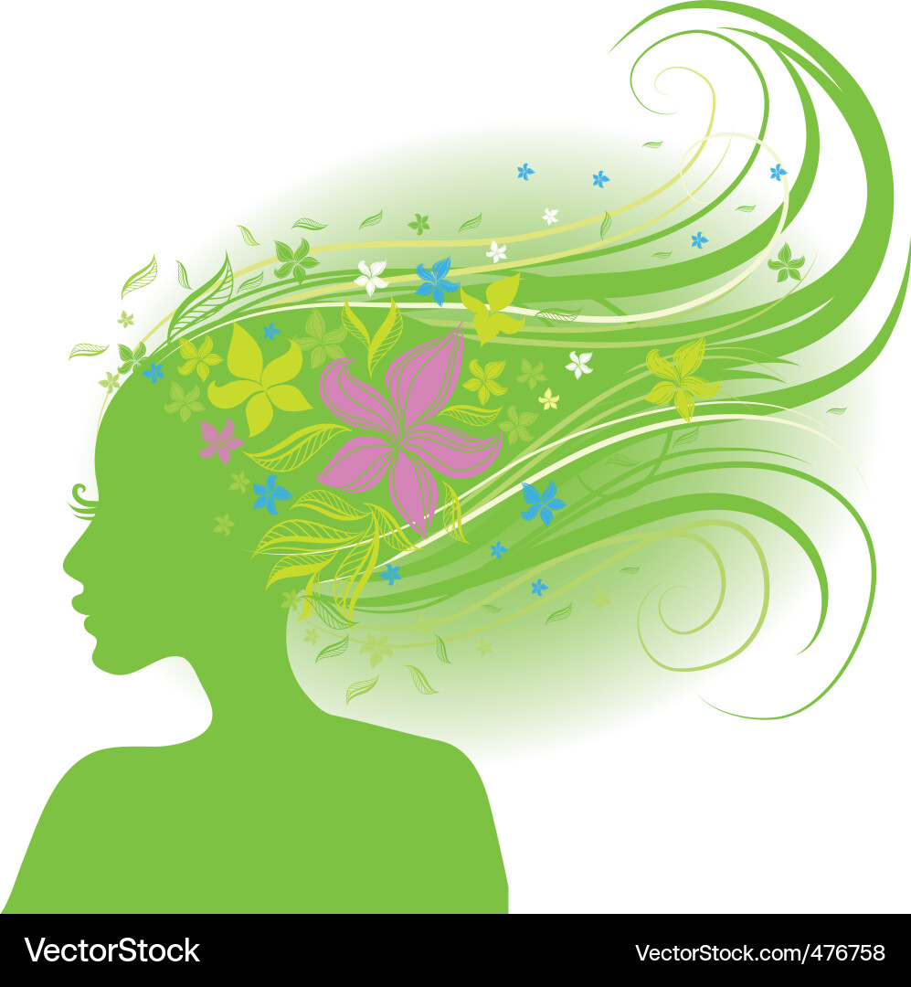 Spring background vector image