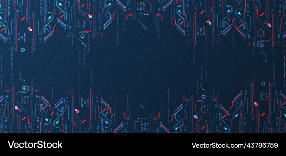 Abstract technology concept computer code Abstract technology concept computer code vector image