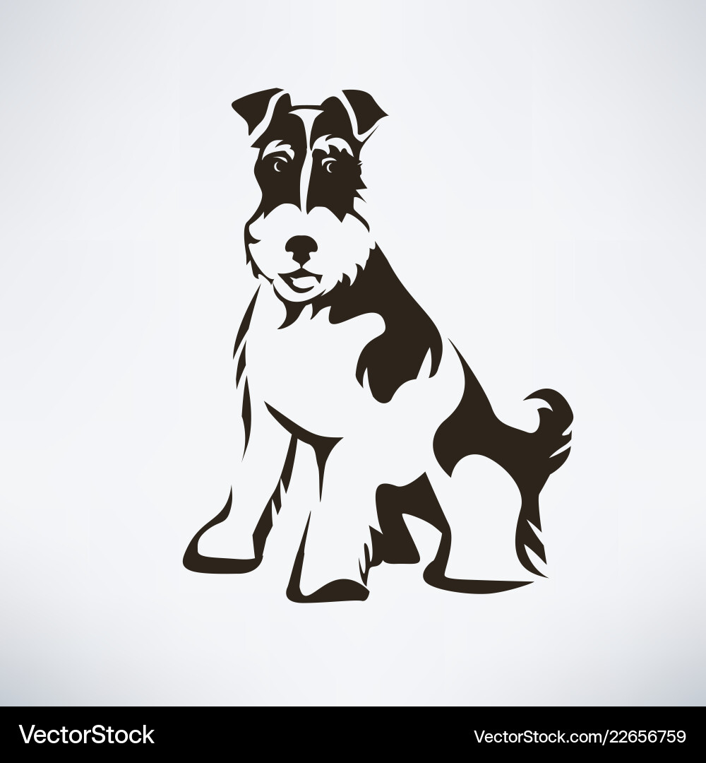 Fox Terrier Silhouette vector image