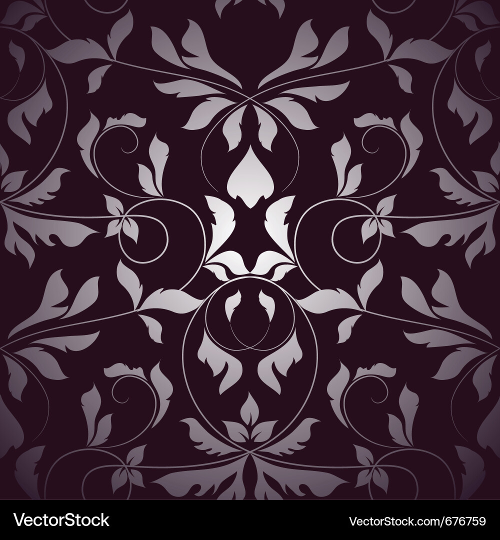 Seamless floral background Vector Image